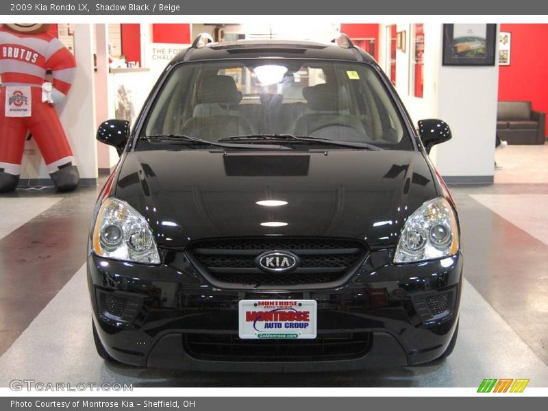 Shadow Black / Beige 2009 Kia Rondo LX