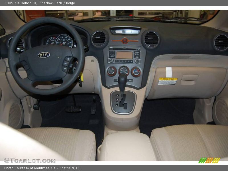 Shadow Black / Beige 2009 Kia Rondo LX