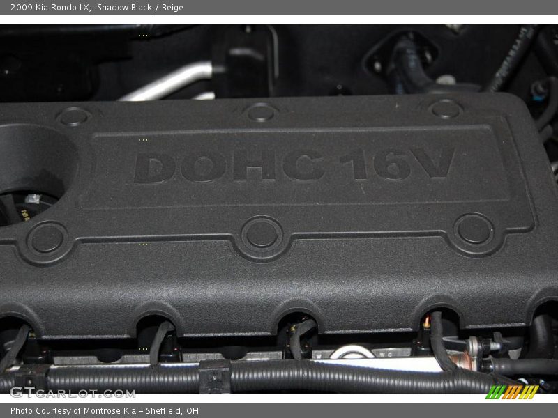 Shadow Black / Beige 2009 Kia Rondo LX