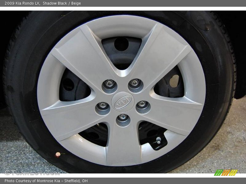 Shadow Black / Beige 2009 Kia Rondo LX