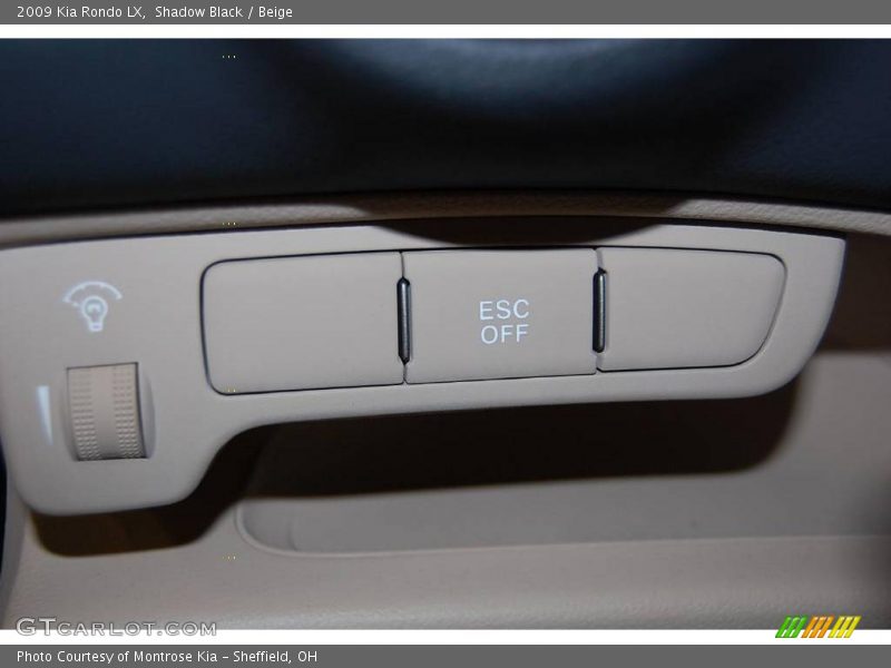 Shadow Black / Beige 2009 Kia Rondo LX