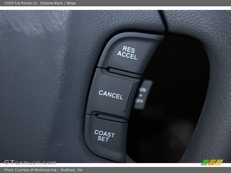 Shadow Black / Beige 2009 Kia Rondo LX