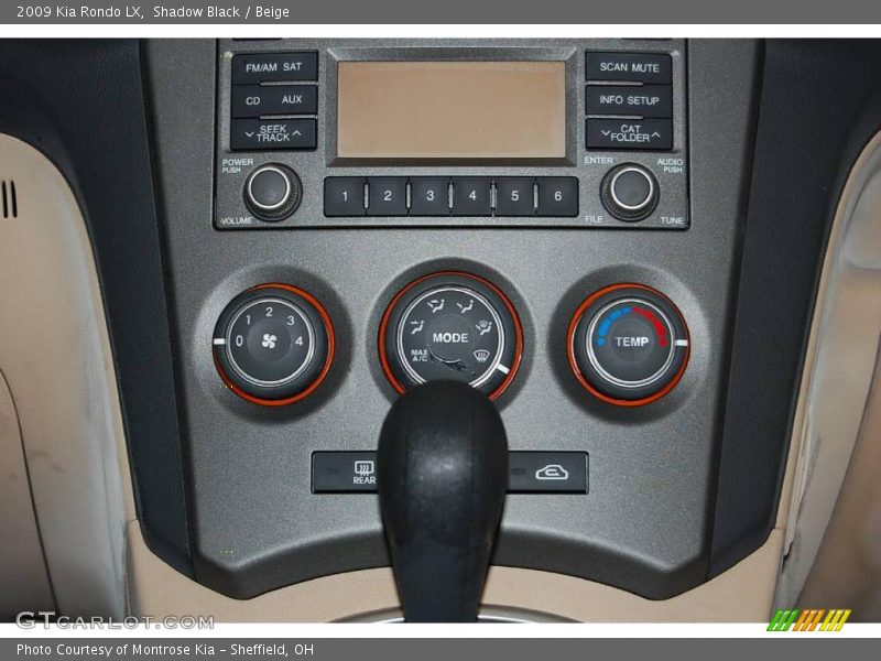 Shadow Black / Beige 2009 Kia Rondo LX