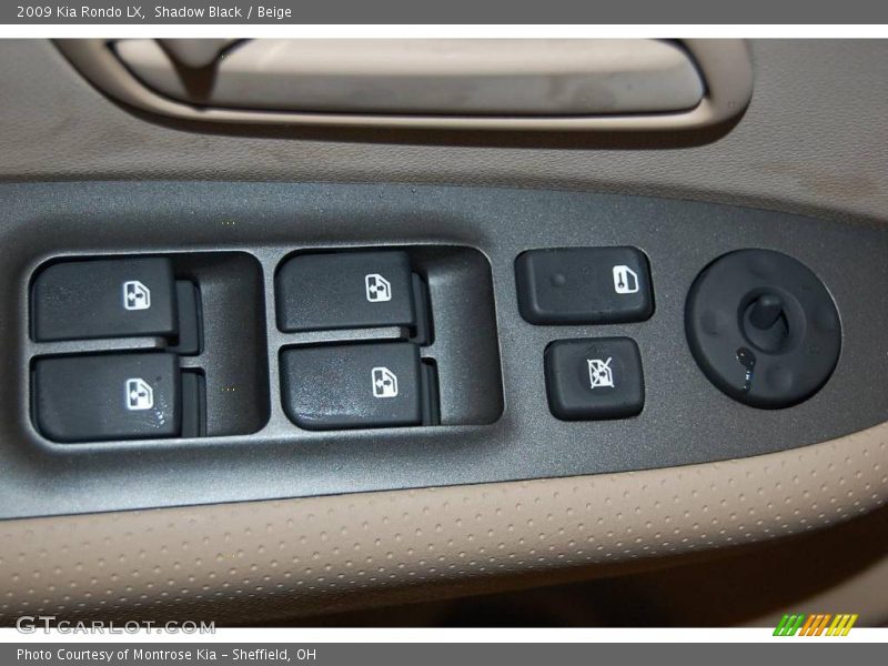 Shadow Black / Beige 2009 Kia Rondo LX