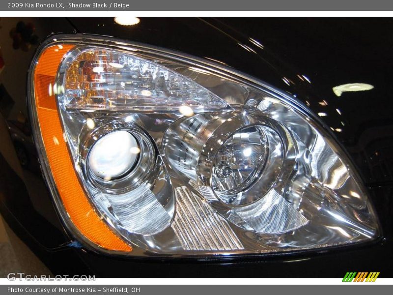 Shadow Black / Beige 2009 Kia Rondo LX