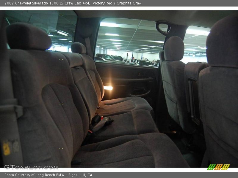 Victory Red / Graphite Gray 2002 Chevrolet Silverado 1500 LS Crew Cab 4x4