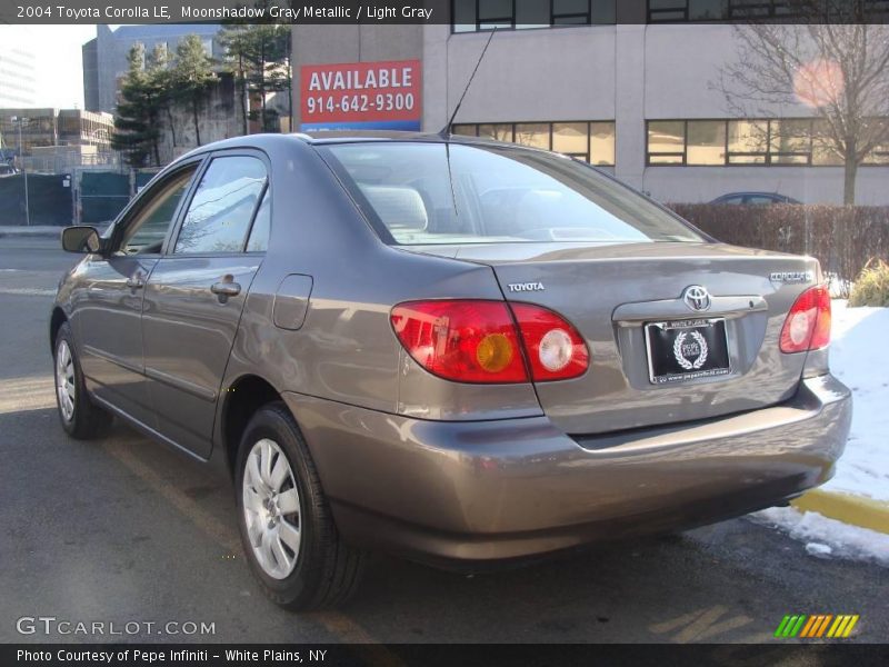 Moonshadow Gray Metallic / Light Gray 2004 Toyota Corolla LE