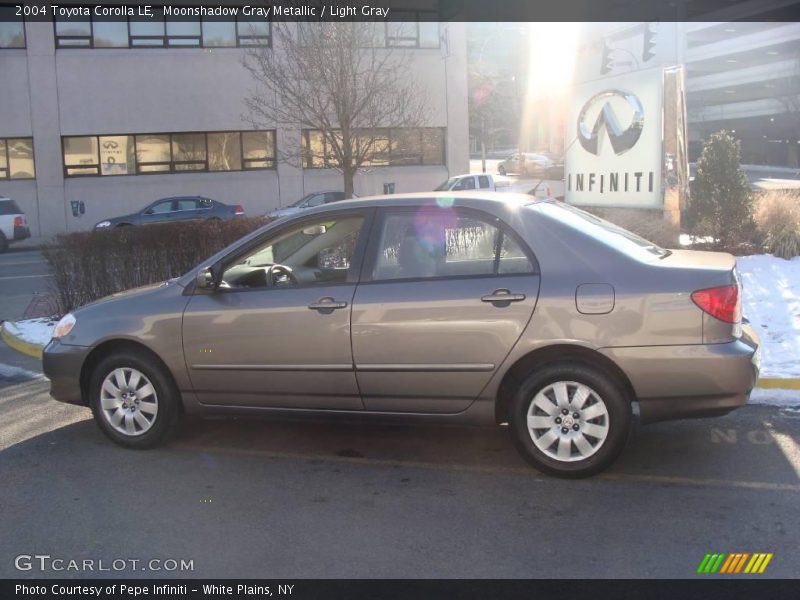 Moonshadow Gray Metallic / Light Gray 2004 Toyota Corolla LE