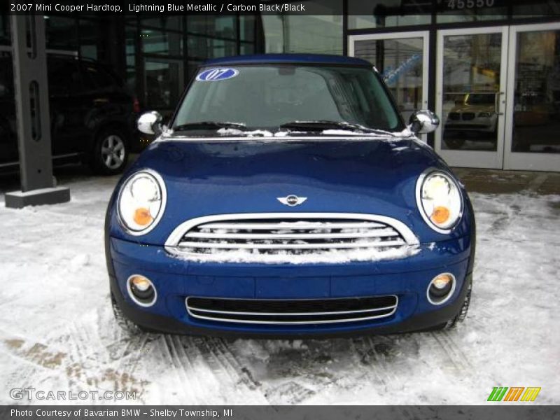 Lightning Blue Metallic / Carbon Black/Black 2007 Mini Cooper Hardtop
