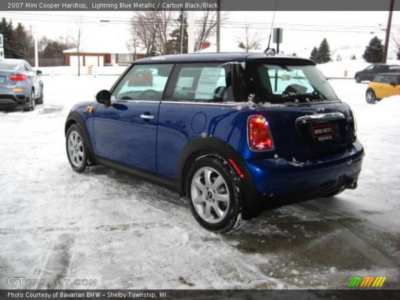 Lightning Blue Metallic / Carbon Black/Black 2007 Mini Cooper Hardtop