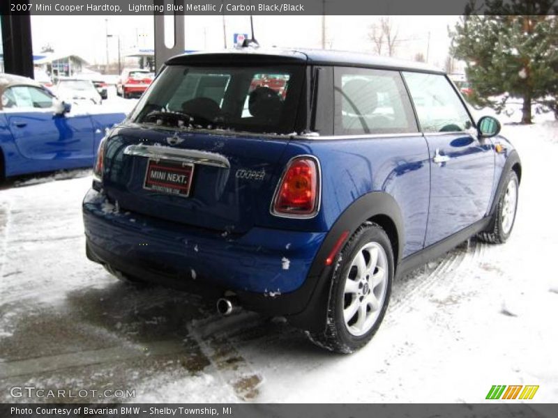 Lightning Blue Metallic / Carbon Black/Black 2007 Mini Cooper Hardtop