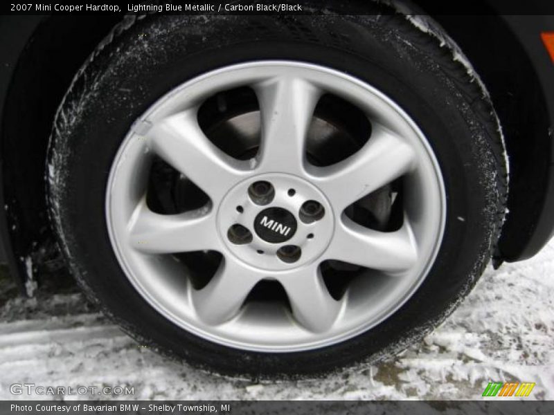 Lightning Blue Metallic / Carbon Black/Black 2007 Mini Cooper Hardtop