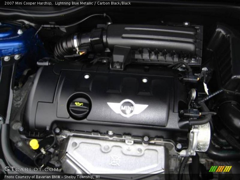 Lightning Blue Metallic / Carbon Black/Black 2007 Mini Cooper Hardtop