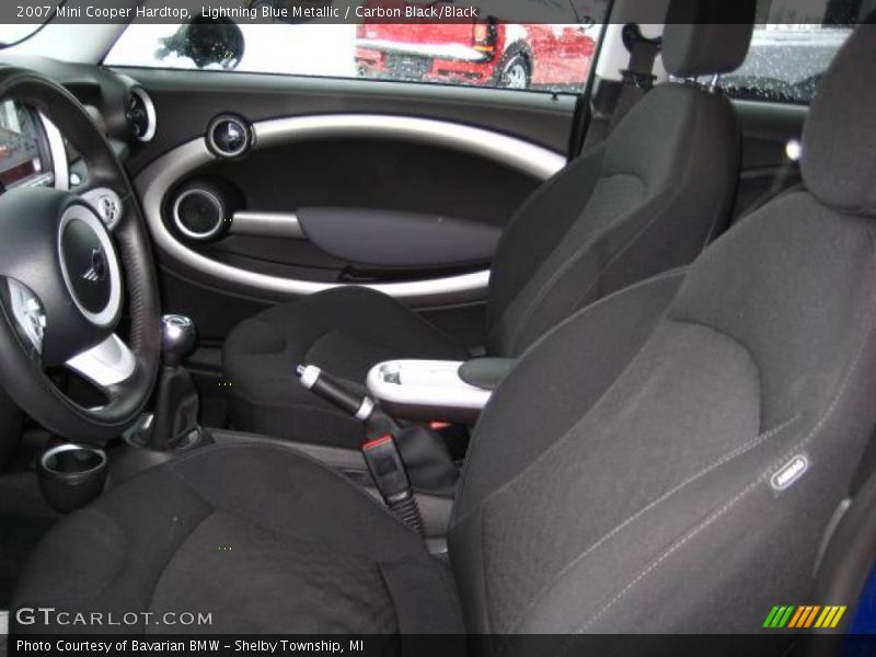 Lightning Blue Metallic / Carbon Black/Black 2007 Mini Cooper Hardtop