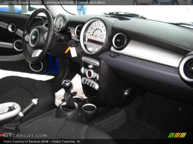 Lightning Blue Metallic / Carbon Black/Black 2007 Mini Cooper Hardtop