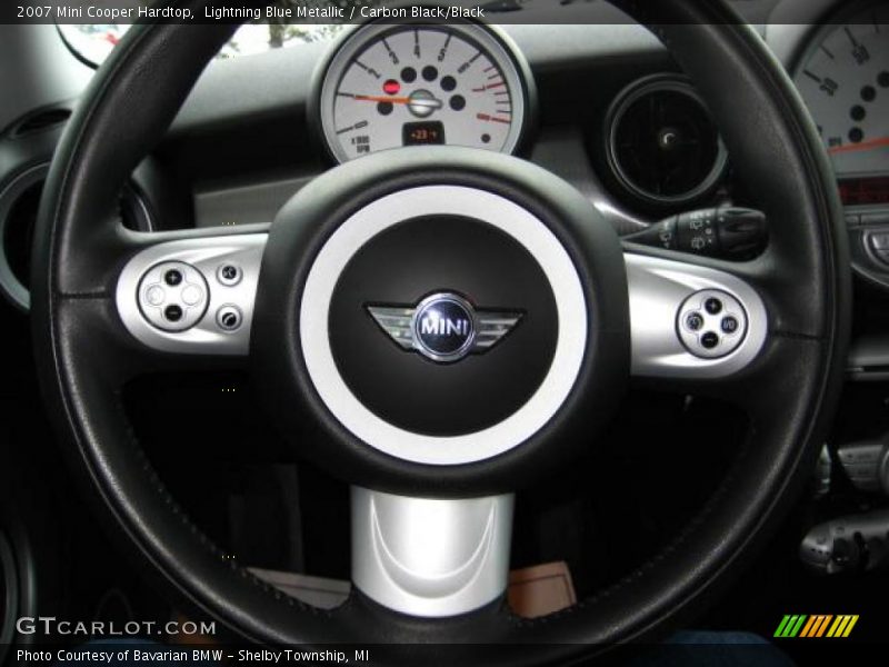 Lightning Blue Metallic / Carbon Black/Black 2007 Mini Cooper Hardtop