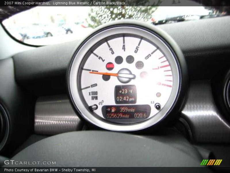 Lightning Blue Metallic / Carbon Black/Black 2007 Mini Cooper Hardtop