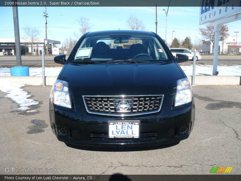 Super Black / Charcoal/Steel 2008 Nissan Sentra 2.0