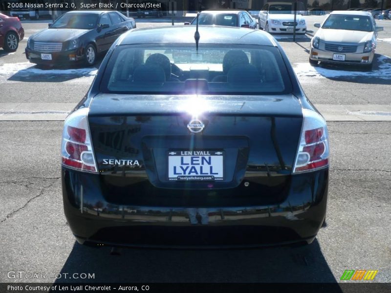 Super Black / Charcoal/Steel 2008 Nissan Sentra 2.0