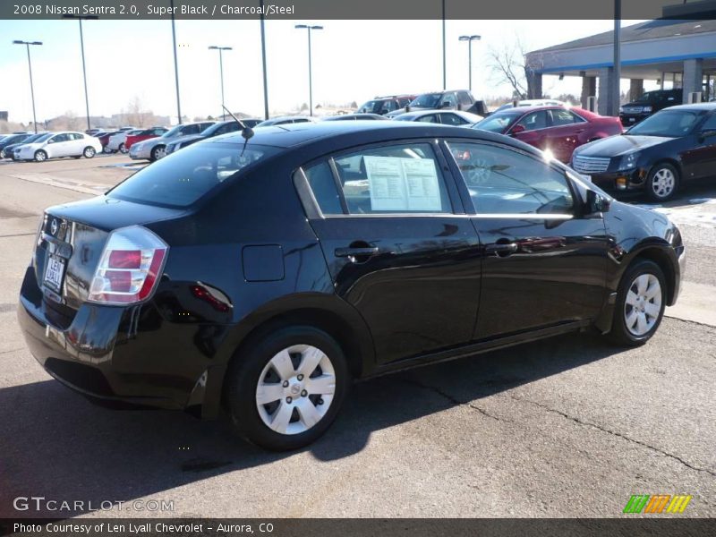 Super Black / Charcoal/Steel 2008 Nissan Sentra 2.0