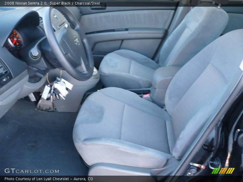 Super Black / Charcoal/Steel 2008 Nissan Sentra 2.0