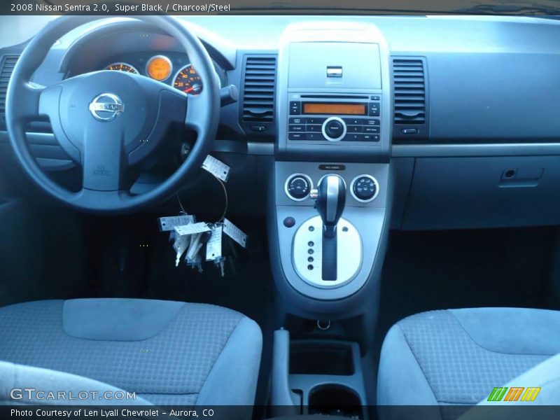 Super Black / Charcoal/Steel 2008 Nissan Sentra 2.0