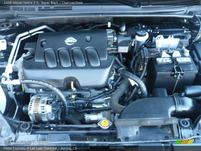 Super Black / Charcoal/Steel 2008 Nissan Sentra 2.0