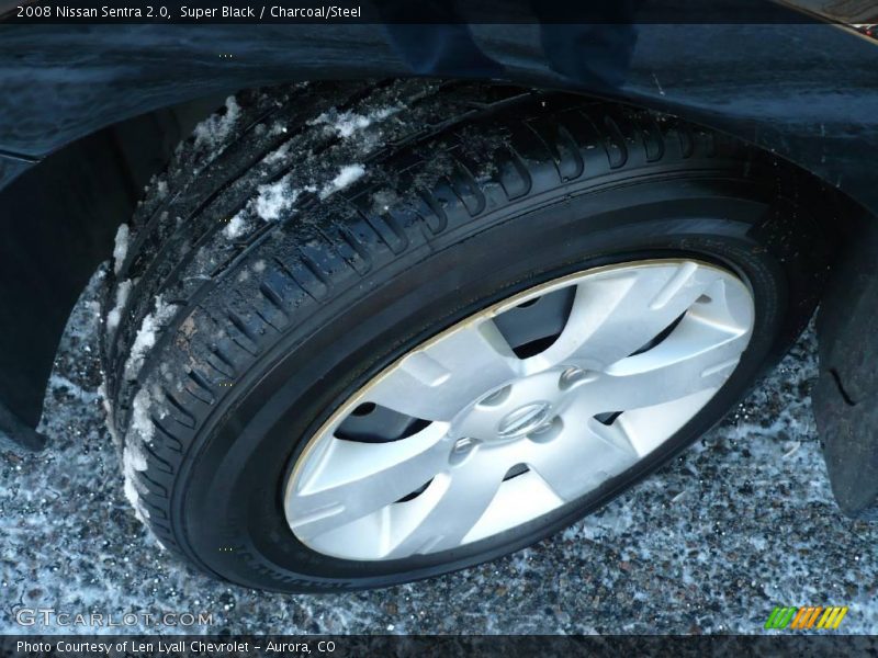 Super Black / Charcoal/Steel 2008 Nissan Sentra 2.0