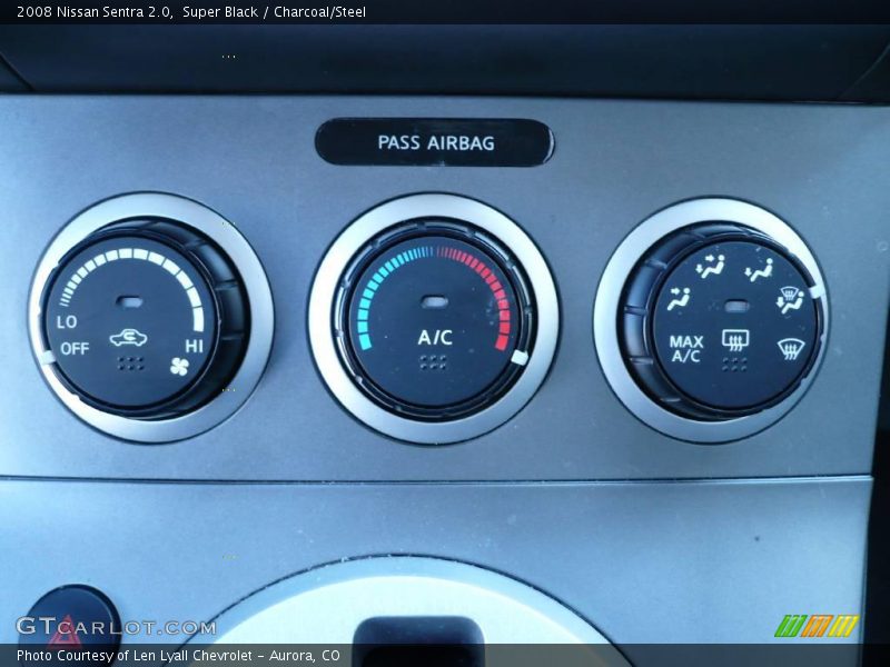 Super Black / Charcoal/Steel 2008 Nissan Sentra 2.0
