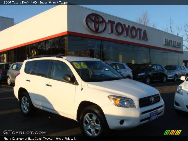 Super White / Taupe 2006 Toyota RAV4 4WD