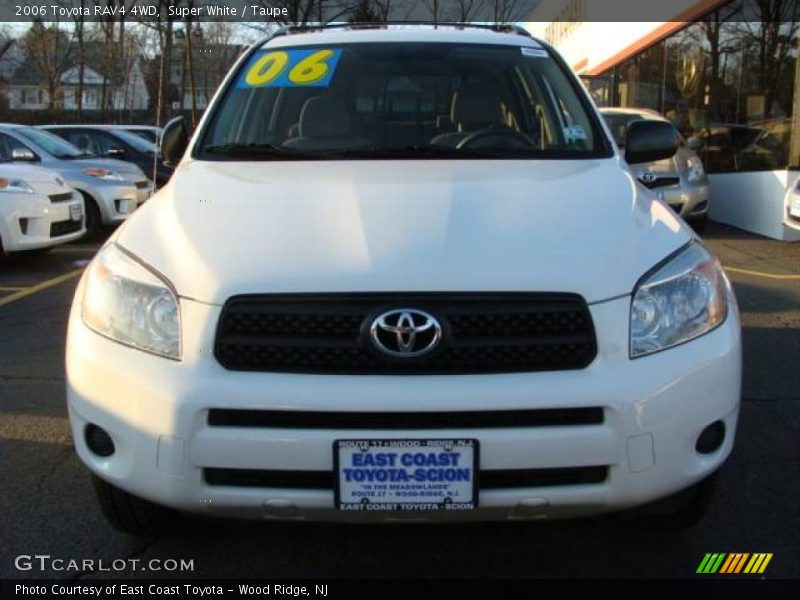 Super White / Taupe 2006 Toyota RAV4 4WD