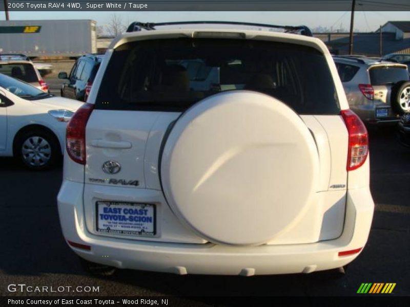 Super White / Taupe 2006 Toyota RAV4 4WD