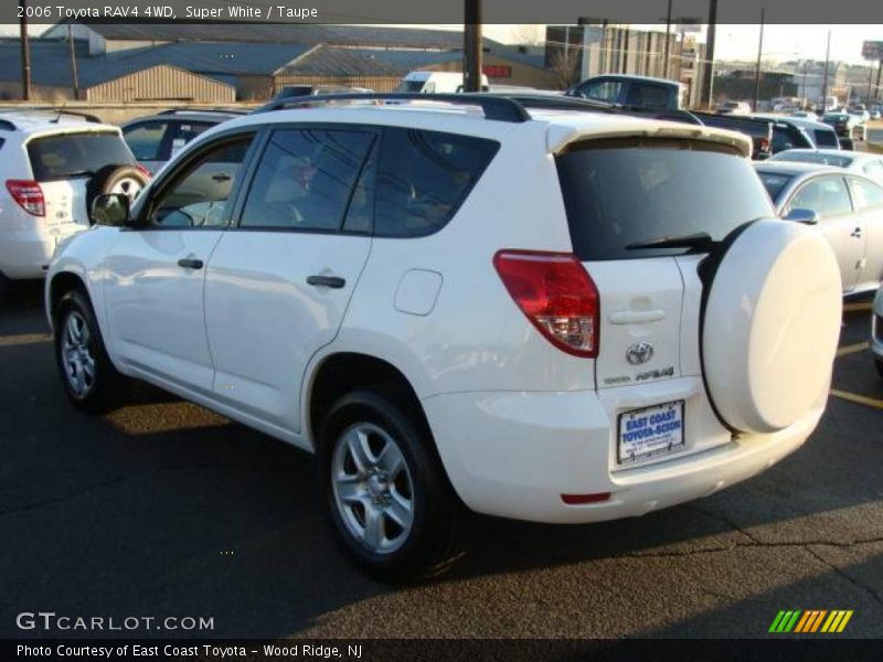 Super White / Taupe 2006 Toyota RAV4 4WD