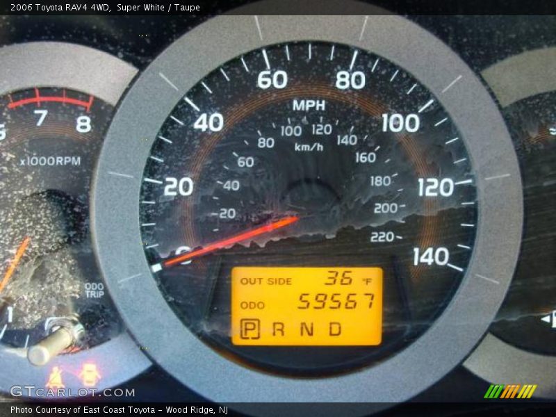 Super White / Taupe 2006 Toyota RAV4 4WD