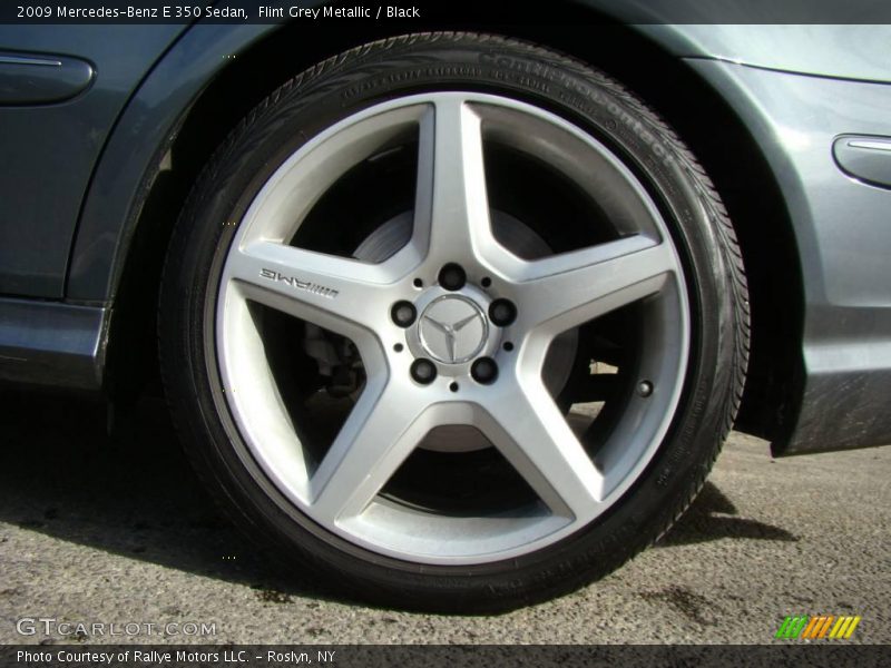 Flint Grey Metallic / Black 2009 Mercedes-Benz E 350 Sedan