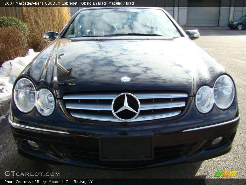 Obsidian Black Metallic / Black 2007 Mercedes-Benz CLK 350 Cabriolet