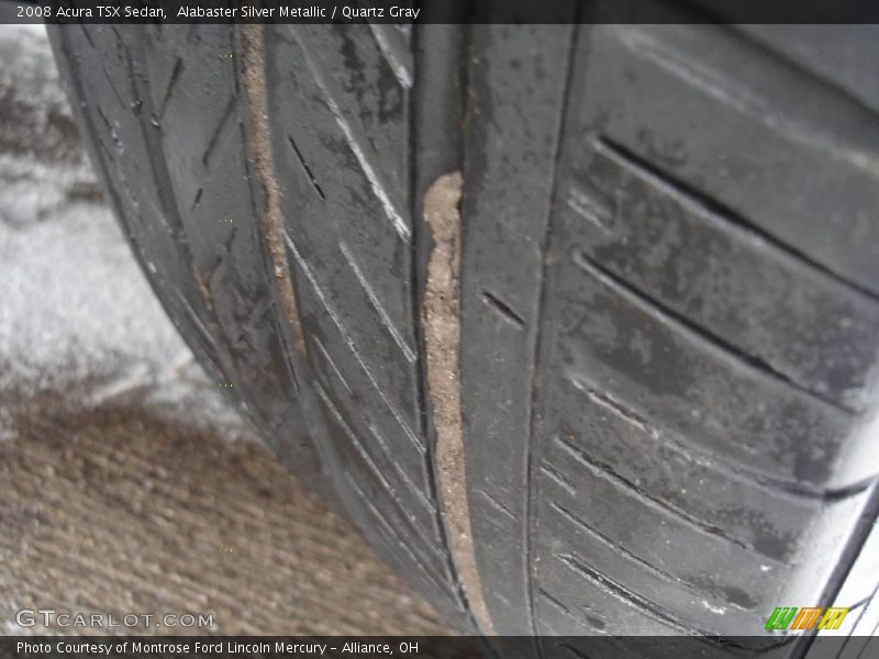 Alabaster Silver Metallic / Quartz Gray 2008 Acura TSX Sedan