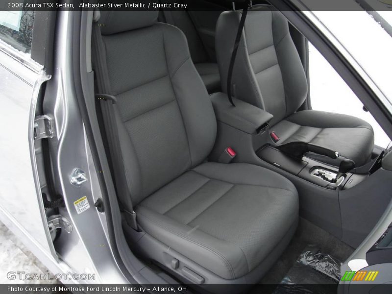 Alabaster Silver Metallic / Quartz Gray 2008 Acura TSX Sedan