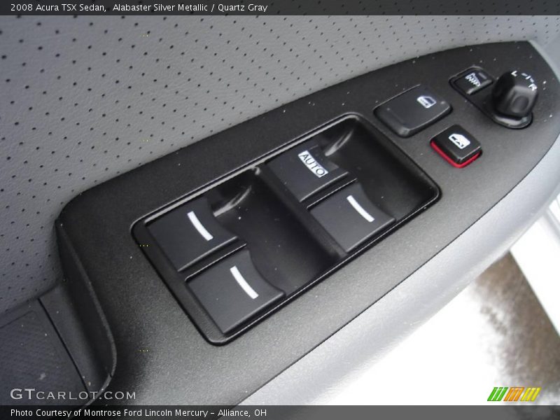 Alabaster Silver Metallic / Quartz Gray 2008 Acura TSX Sedan