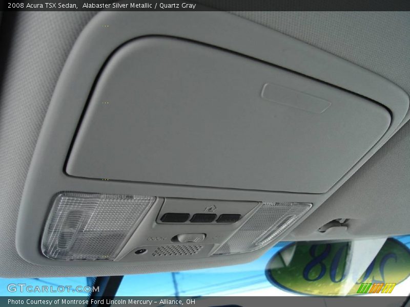 Alabaster Silver Metallic / Quartz Gray 2008 Acura TSX Sedan