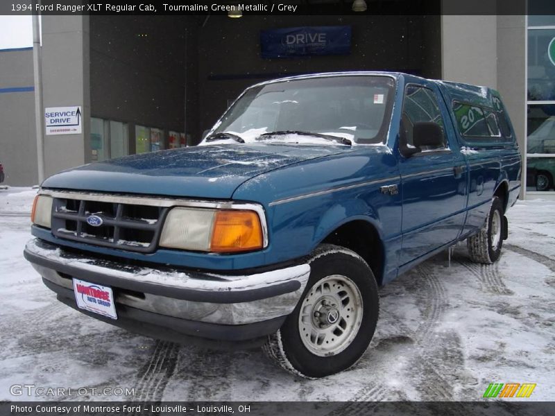 Tourmaline Green Metallic / Grey 1994 Ford Ranger XLT Regular Cab