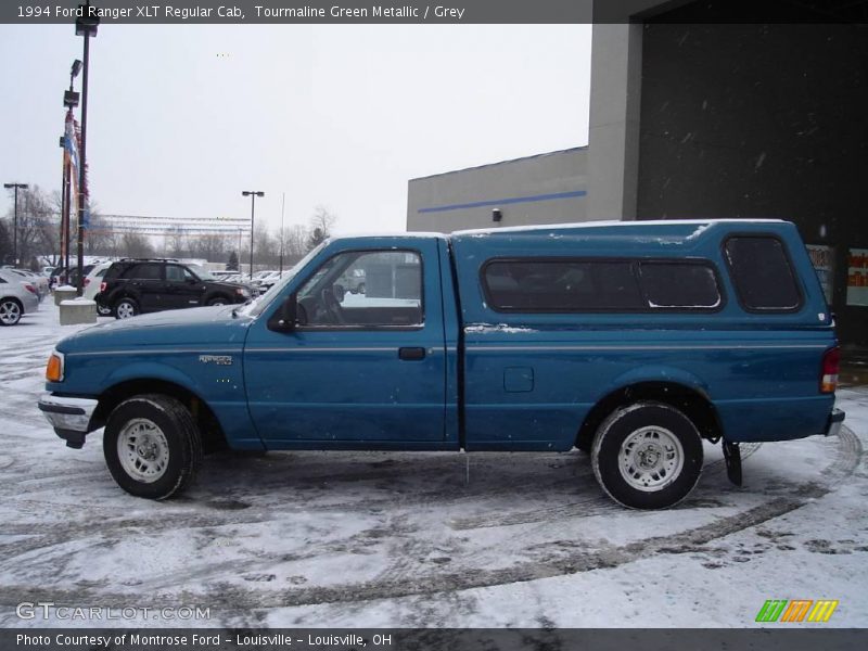 Tourmaline Green Metallic / Grey 1994 Ford Ranger XLT Regular Cab