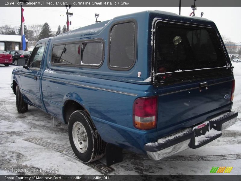 Tourmaline Green Metallic / Grey 1994 Ford Ranger XLT Regular Cab