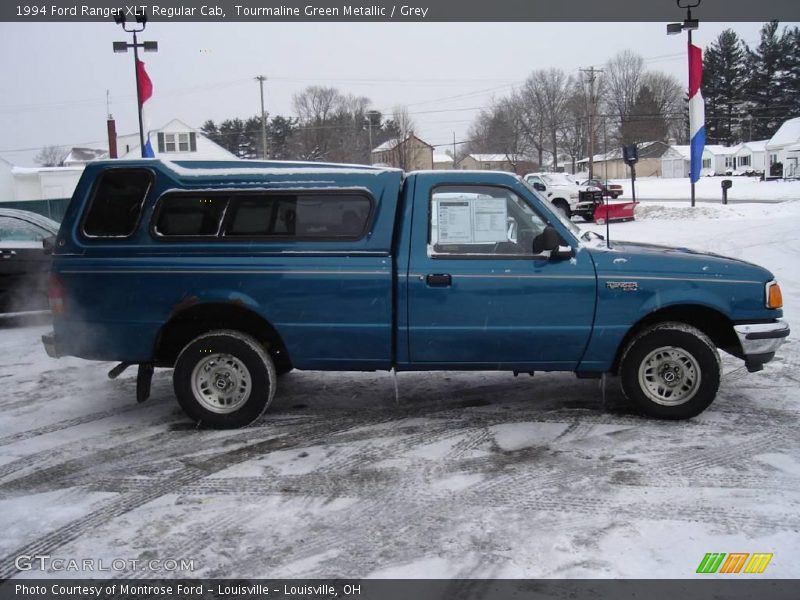 Tourmaline Green Metallic / Grey 1994 Ford Ranger XLT Regular Cab