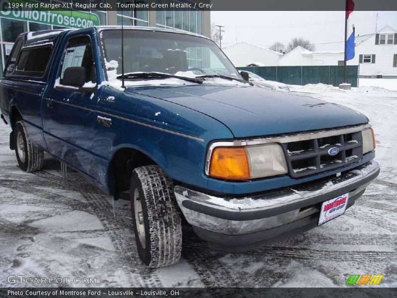 Tourmaline Green Metallic / Grey 1994 Ford Ranger XLT Regular Cab