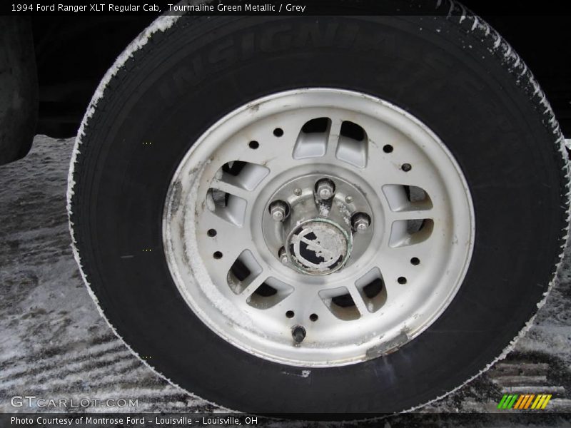 Tourmaline Green Metallic / Grey 1994 Ford Ranger XLT Regular Cab