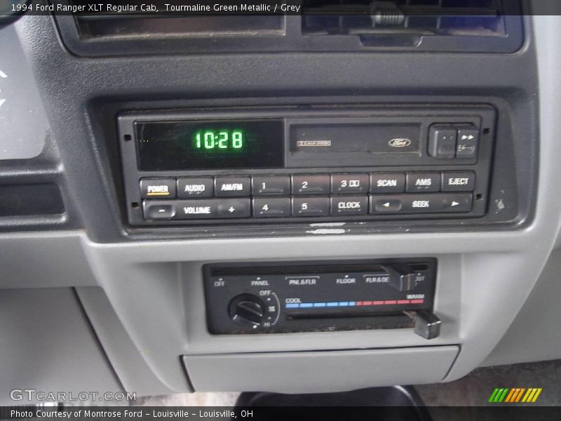 Tourmaline Green Metallic / Grey 1994 Ford Ranger XLT Regular Cab