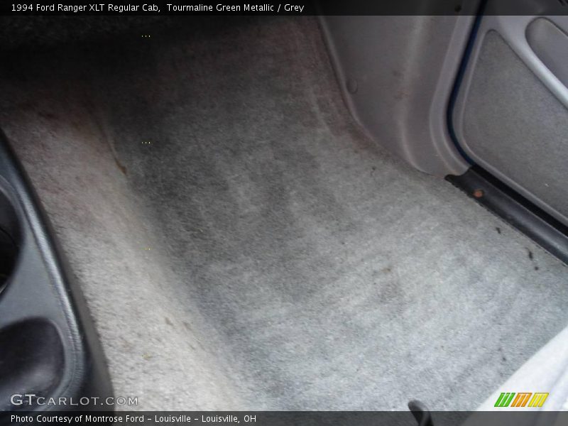 Tourmaline Green Metallic / Grey 1994 Ford Ranger XLT Regular Cab