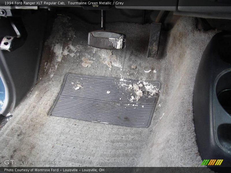 Tourmaline Green Metallic / Grey 1994 Ford Ranger XLT Regular Cab