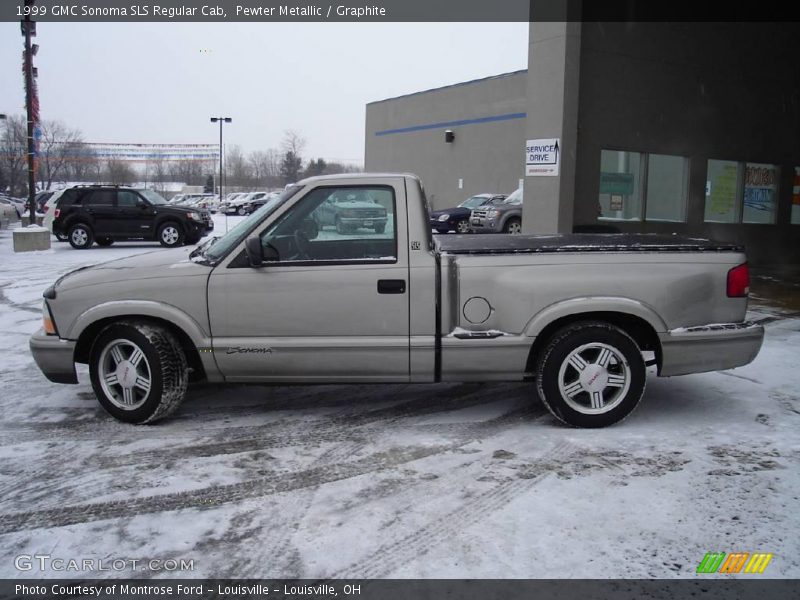 Pewter Metallic / Graphite 1999 GMC Sonoma SLS Regular Cab